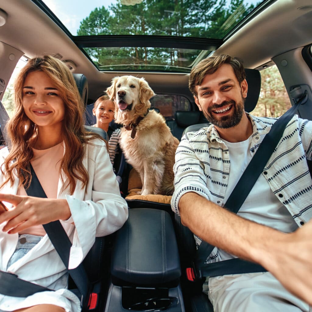 Car Window Tinting 29 A family enjoying ceramic window film in the USA climate